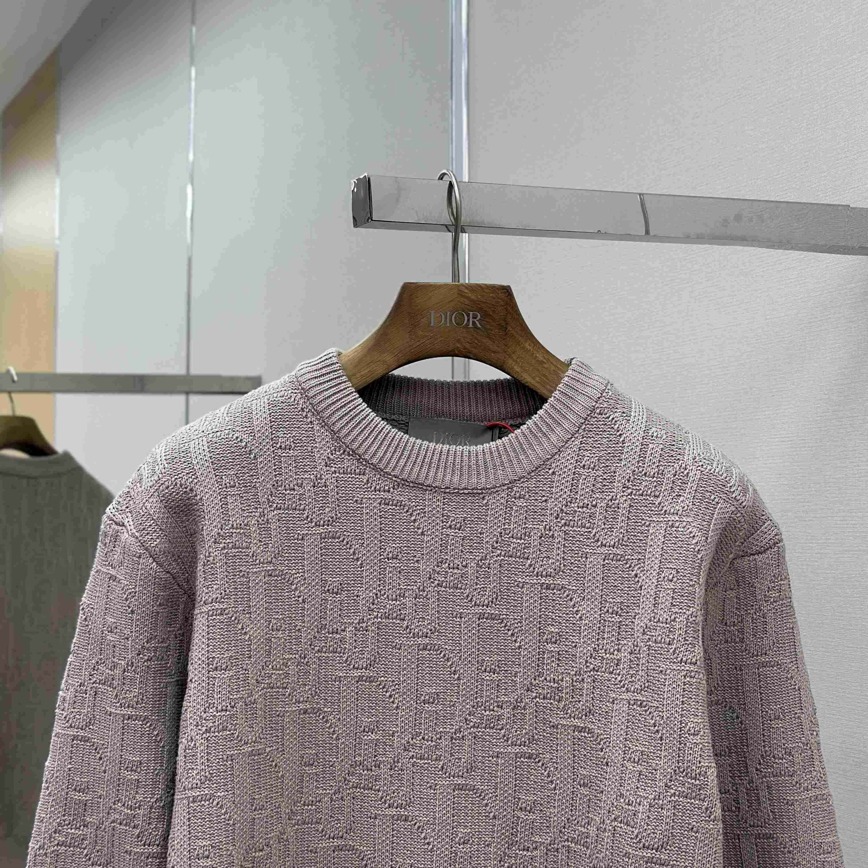 Dior Oblique Cotton Blend Sweater - EUR FASHION