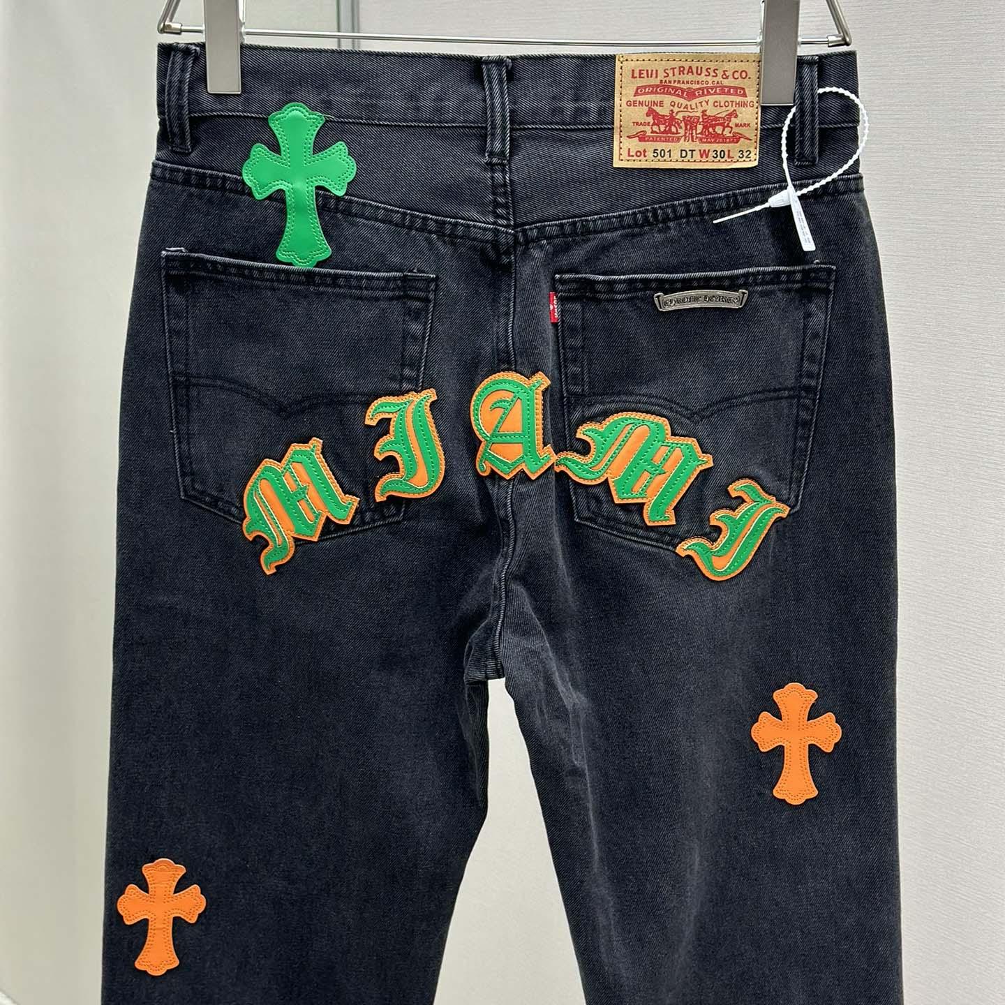 Chrome Hearts Jeans - EUR FASHION