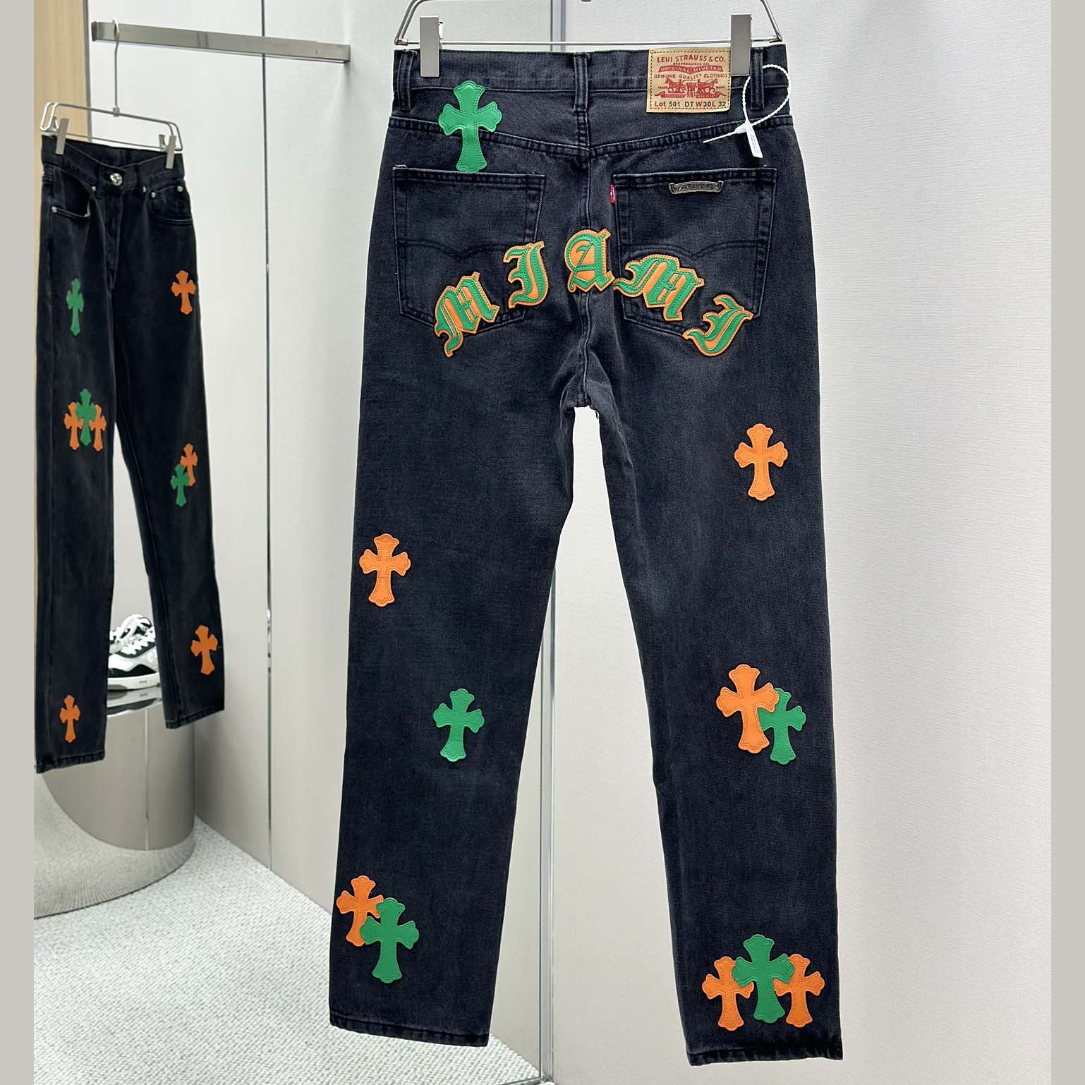 Chrome Hearts Jeans - EUR FASHION