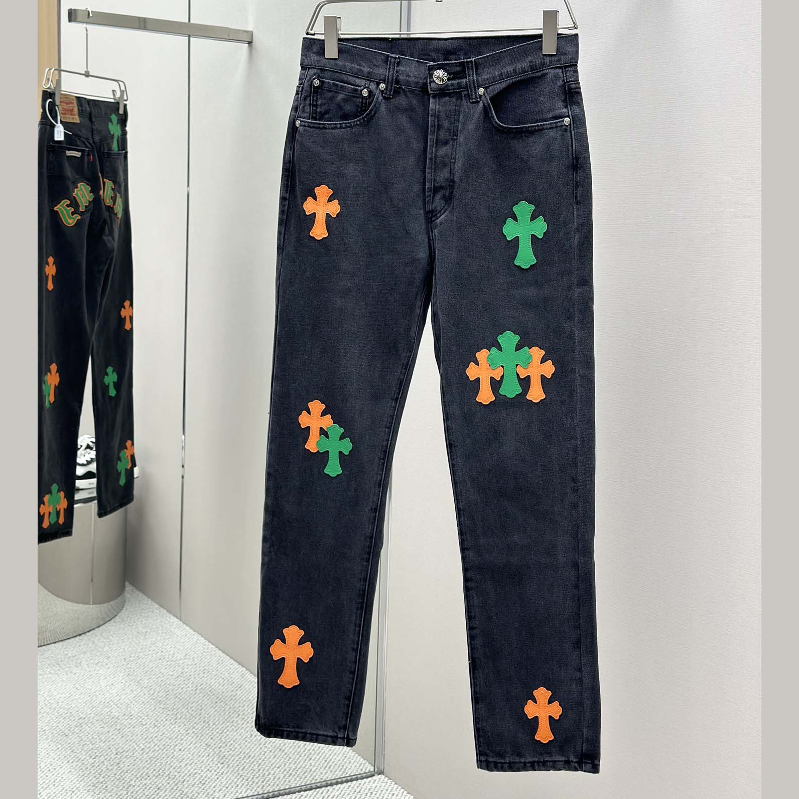 Chrome Hearts Jeans - EUR FASHION
