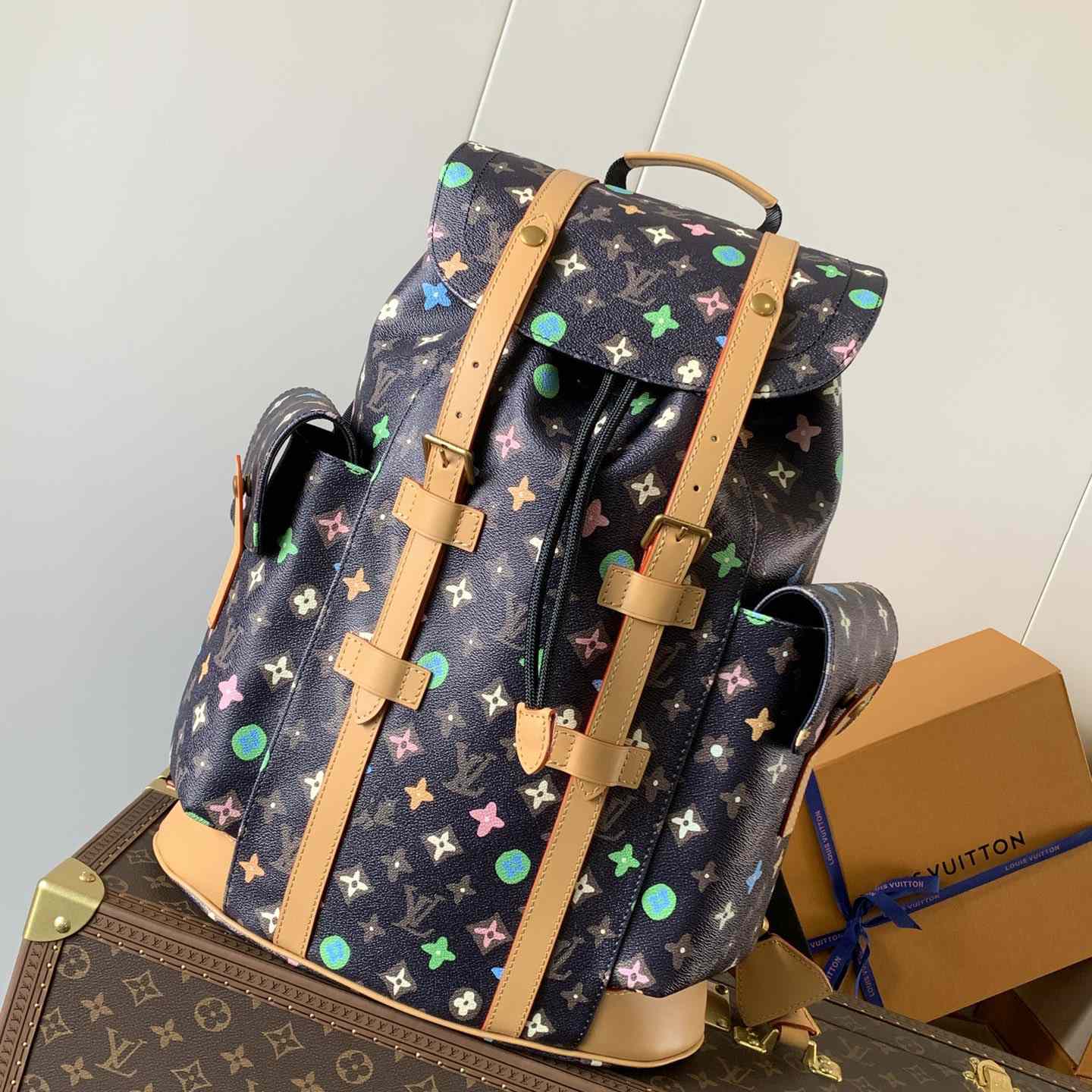  Louis Vuitton x Takashi Murakami Christopher Backpack   M25240 - EUR FASHION
