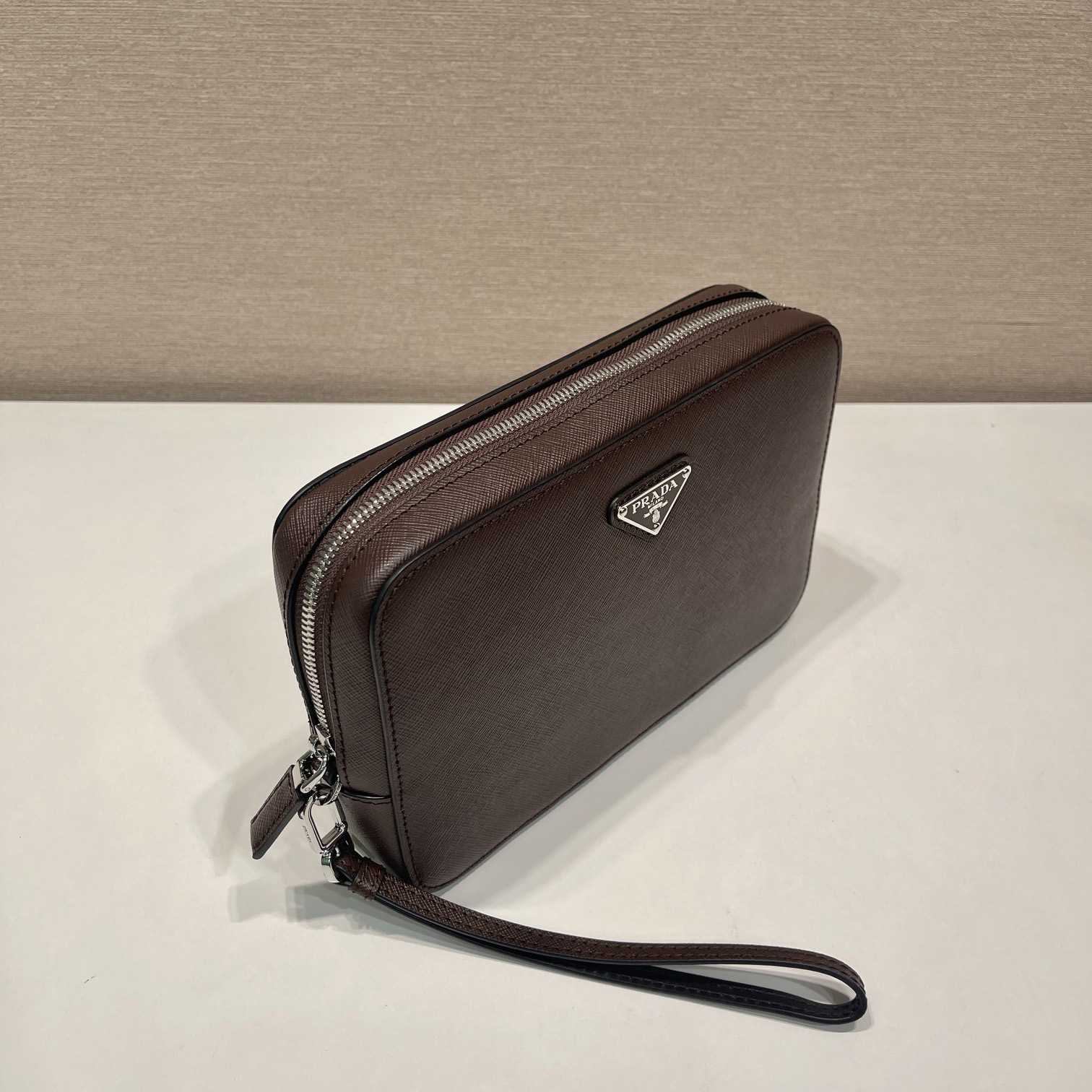 Prada Leather Clutch Bag (23.5*15.5*6.5cm) - EUR FASHION