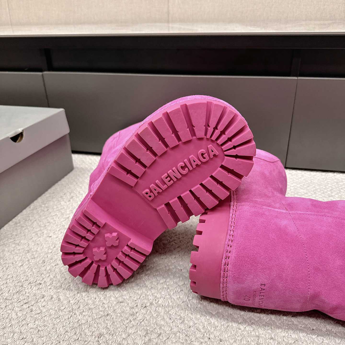 Balenciaga Alaska Fur High Boots - EUR FASHION