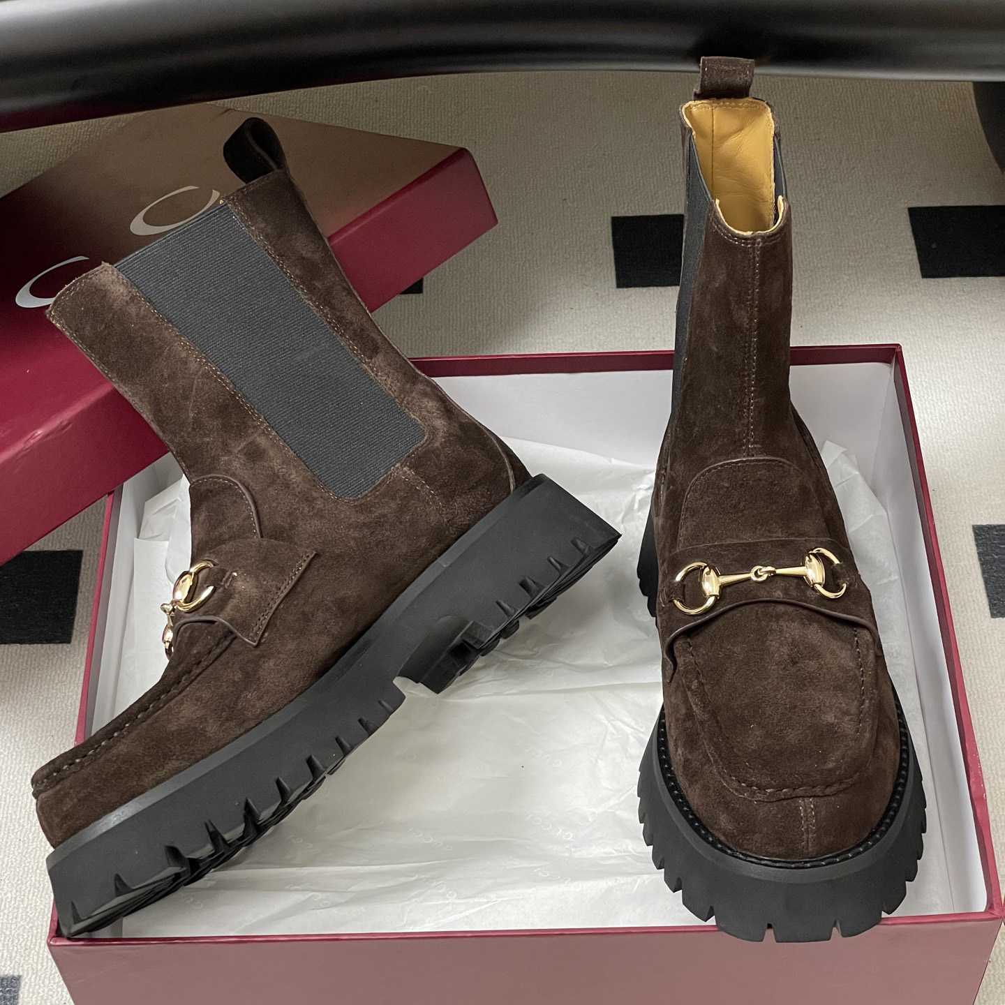 Gucci Women's Ankle Boot With Horsebit - EUR FASHION