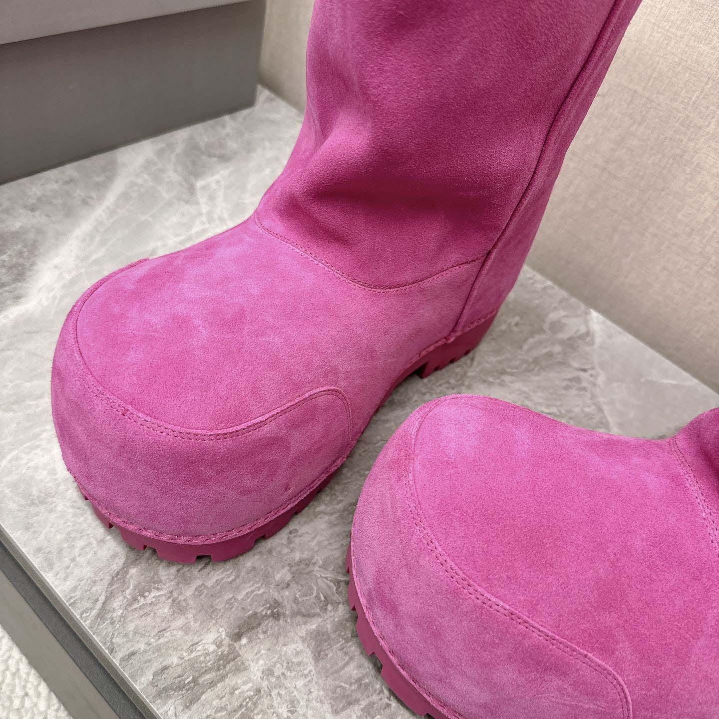 Balenciaga Alaska Fur High Boots - EUR FASHION