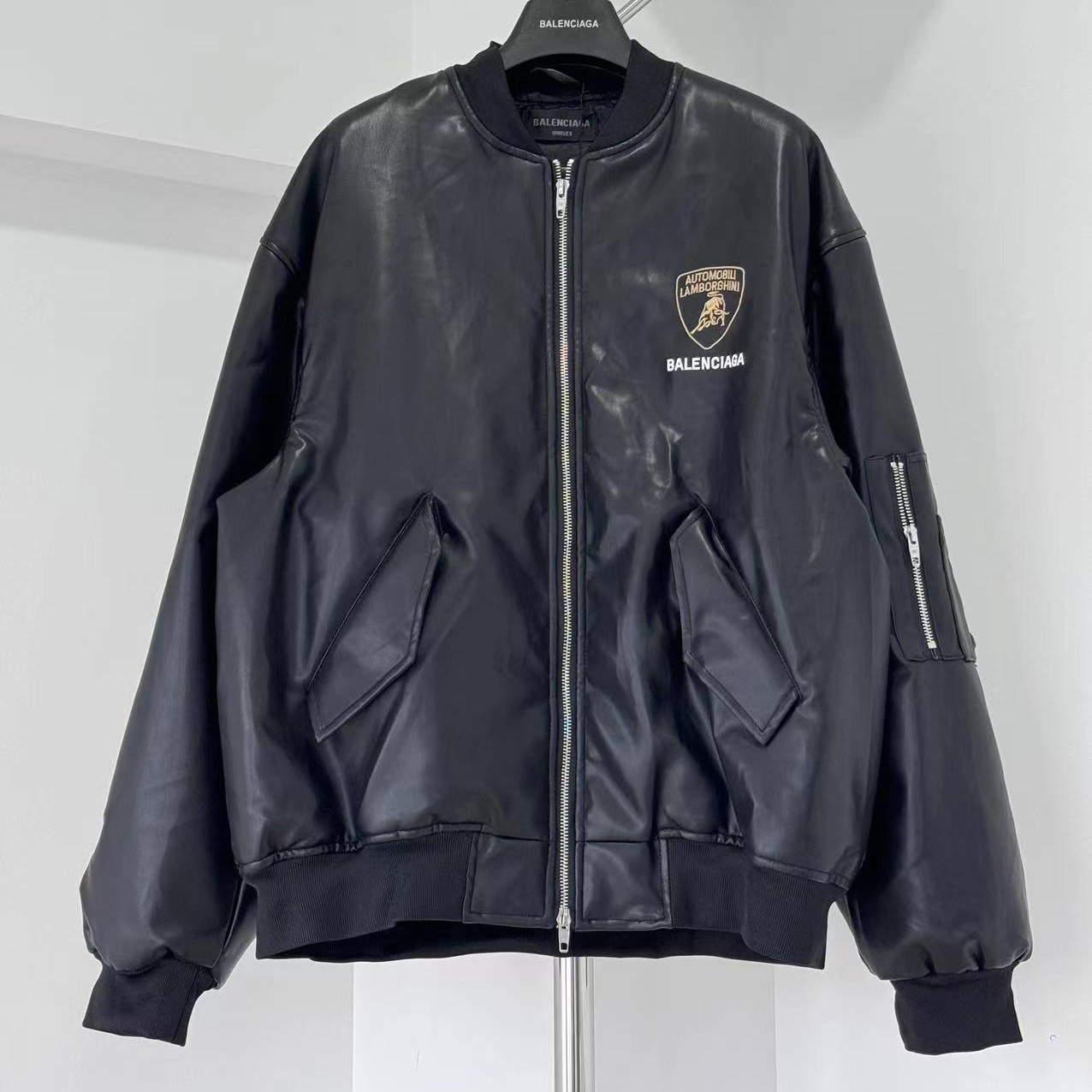 Balenciaga Automobil Lamborghini Oversized Bomber Jacket - EUR FASHION