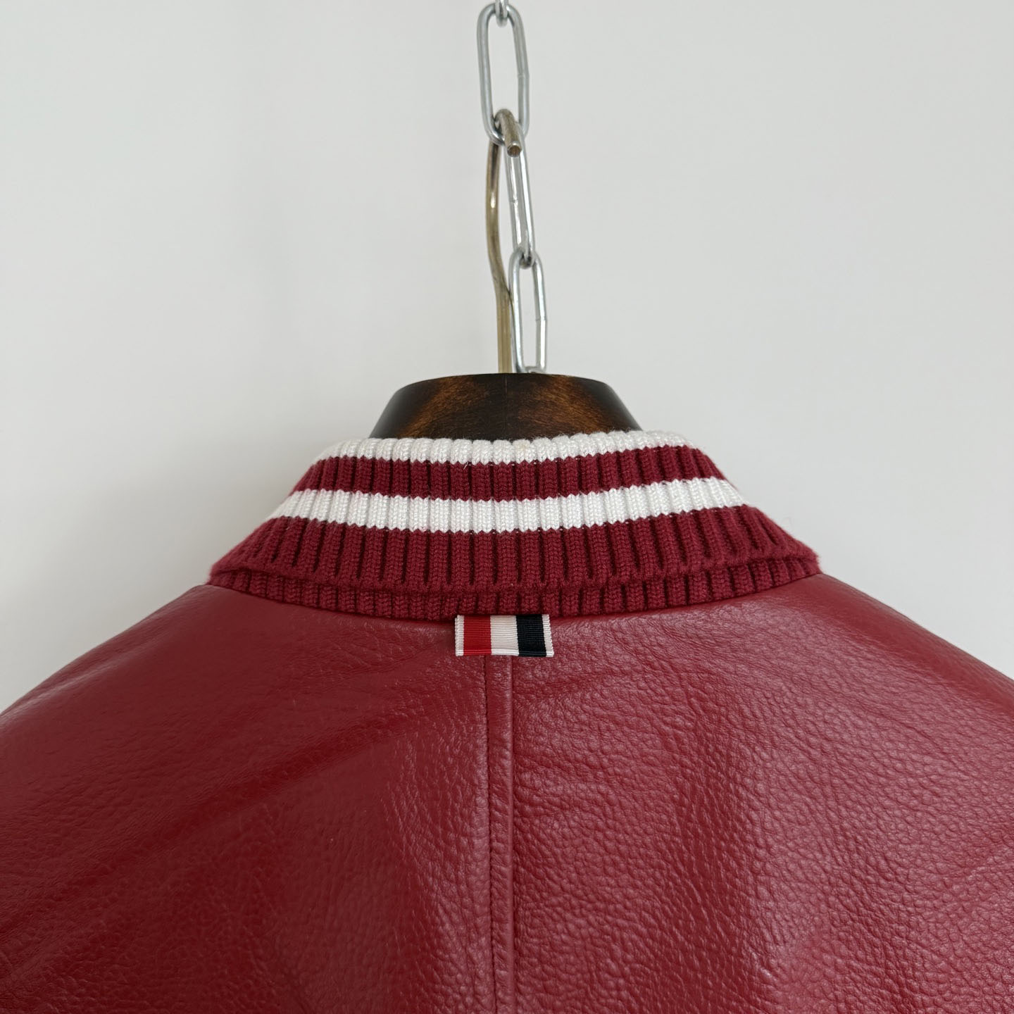 Thom Browne 4-bar Leather Bomber Jacket - EUR FASHION