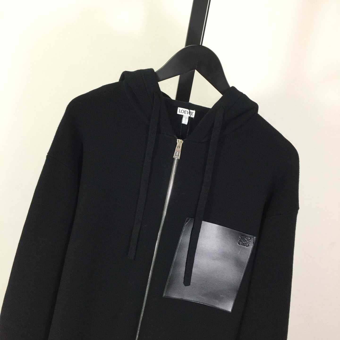 Loewe Zip-up Hoodie In Wool - EUR FASHION