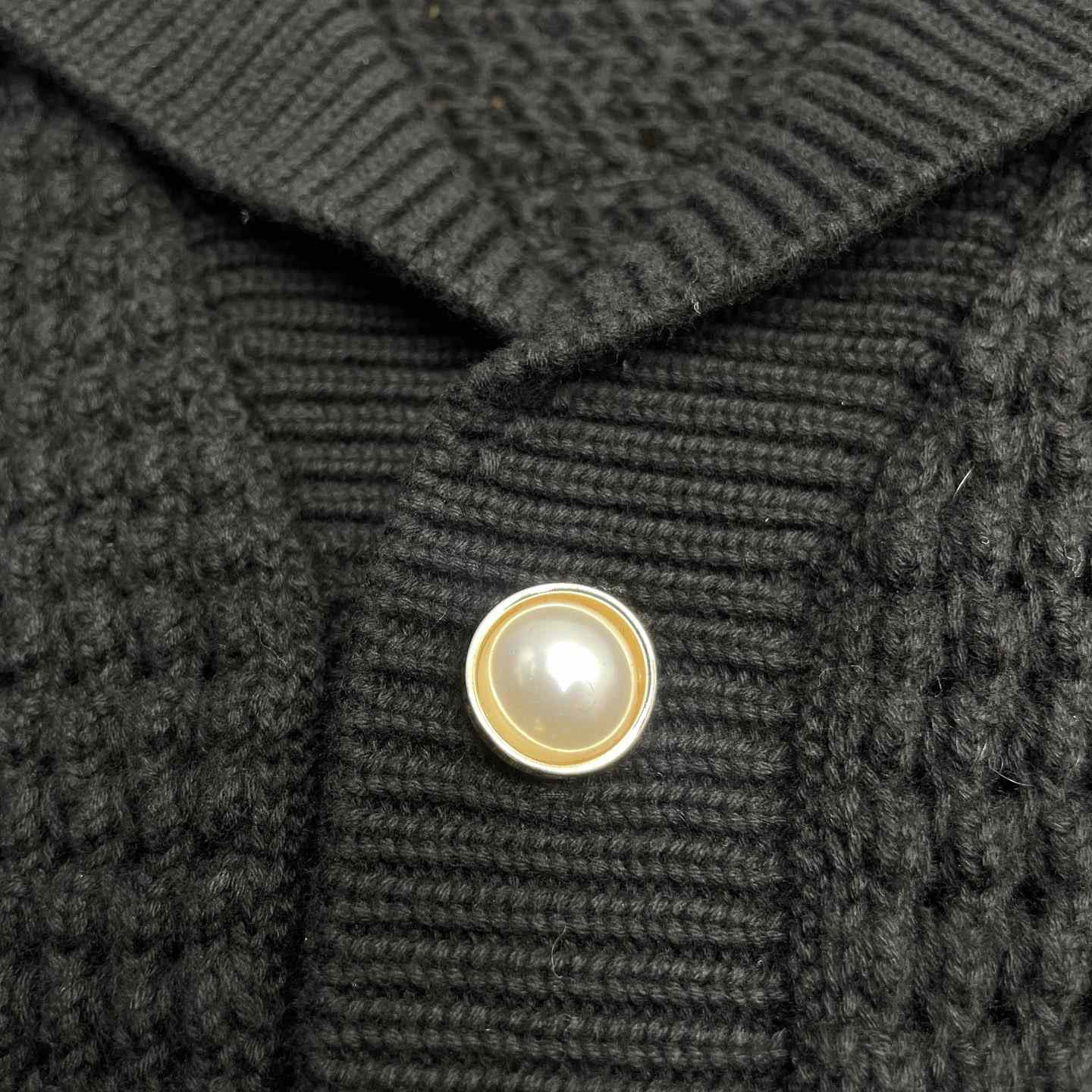 Casablanca Buttoned Ribbed Knit Cardigan   D0114 - EUR FASHION