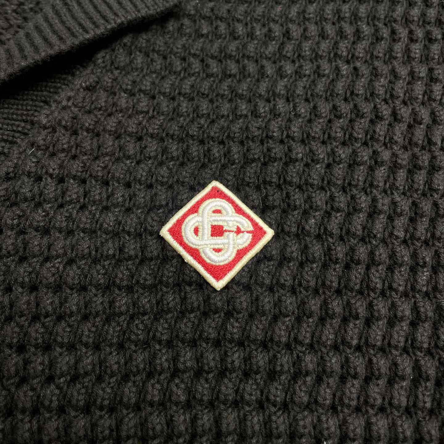 Casablanca Buttoned Ribbed Knit Cardigan   D0114 - EUR FASHION