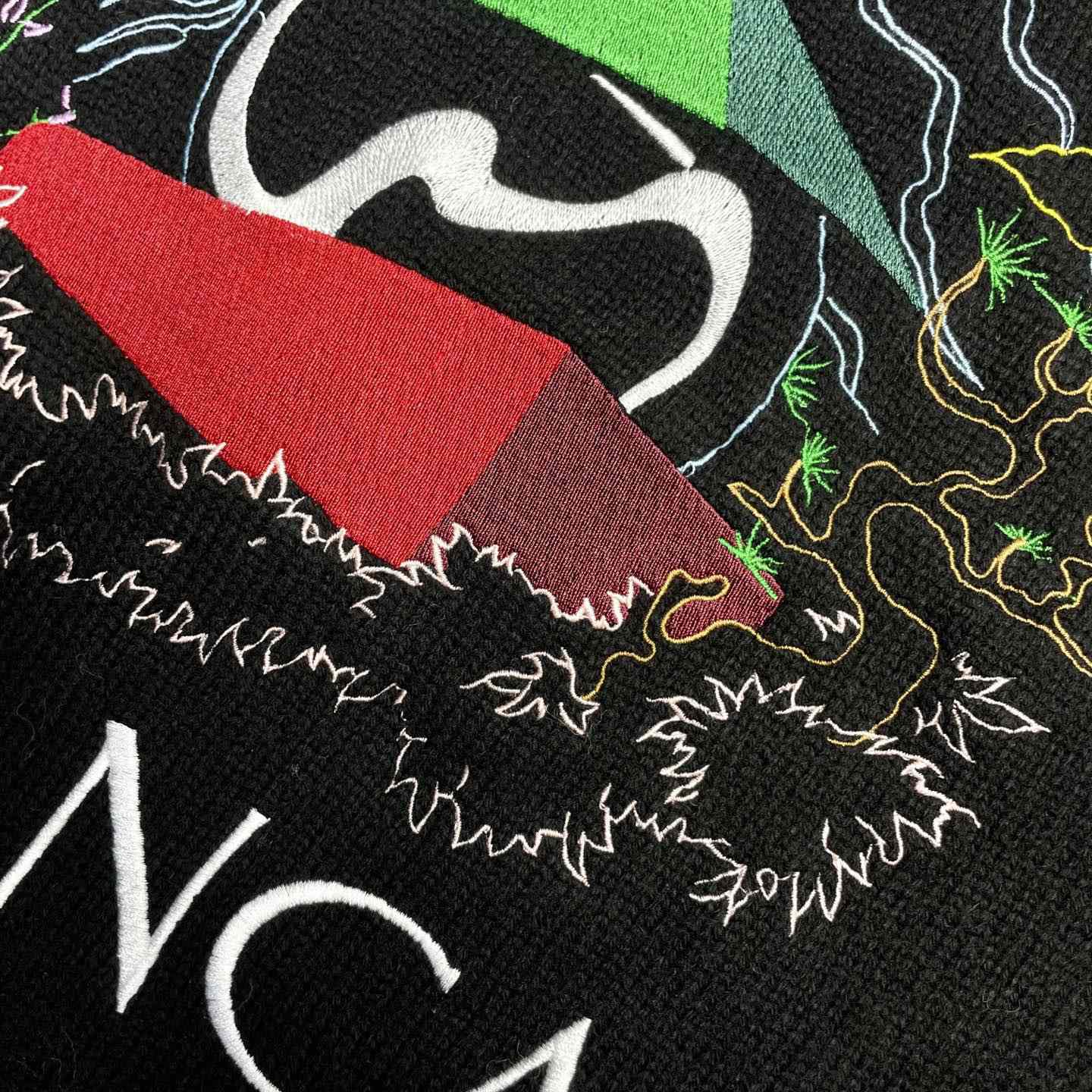 Casablanca Embroidered Panel Cardigan   Z6035 - EUR FASHION