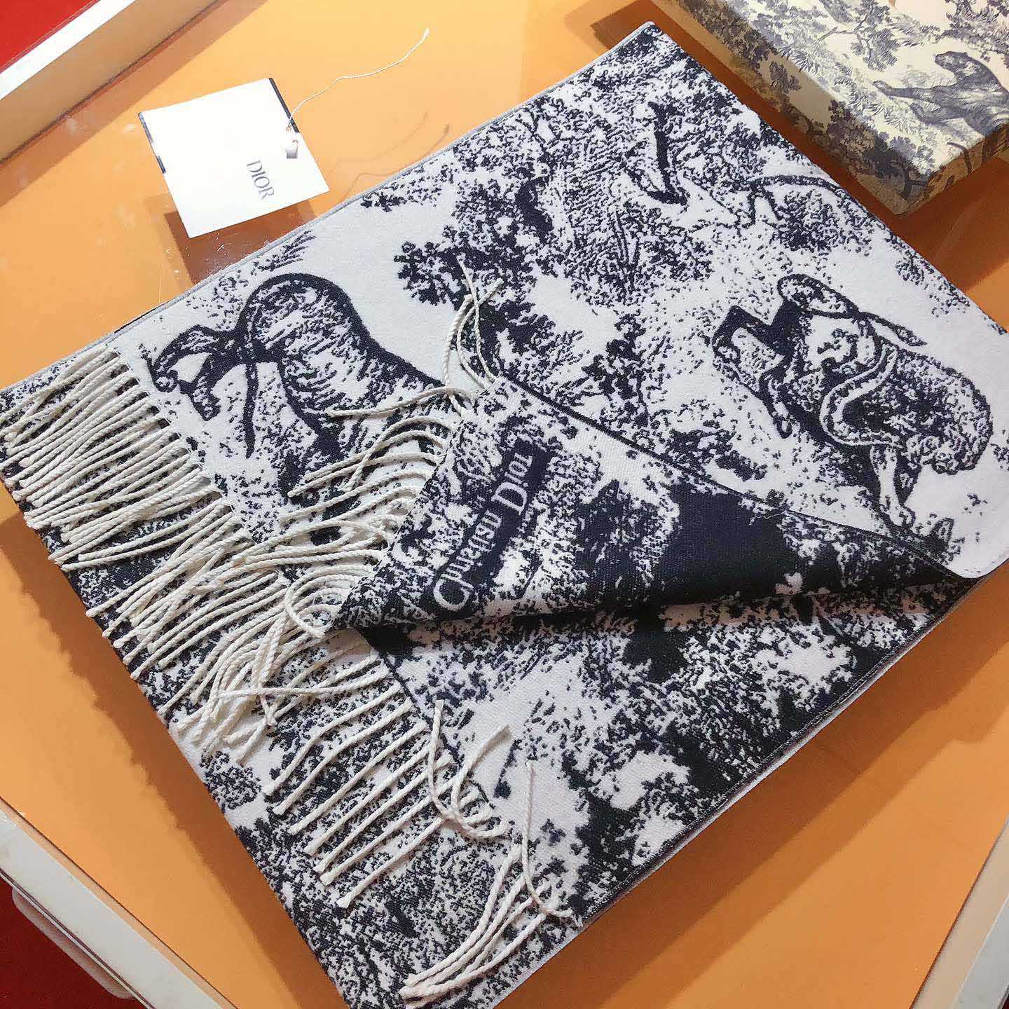 Dior Toile de Jouy Sauvage Scarf - EUR FASHION