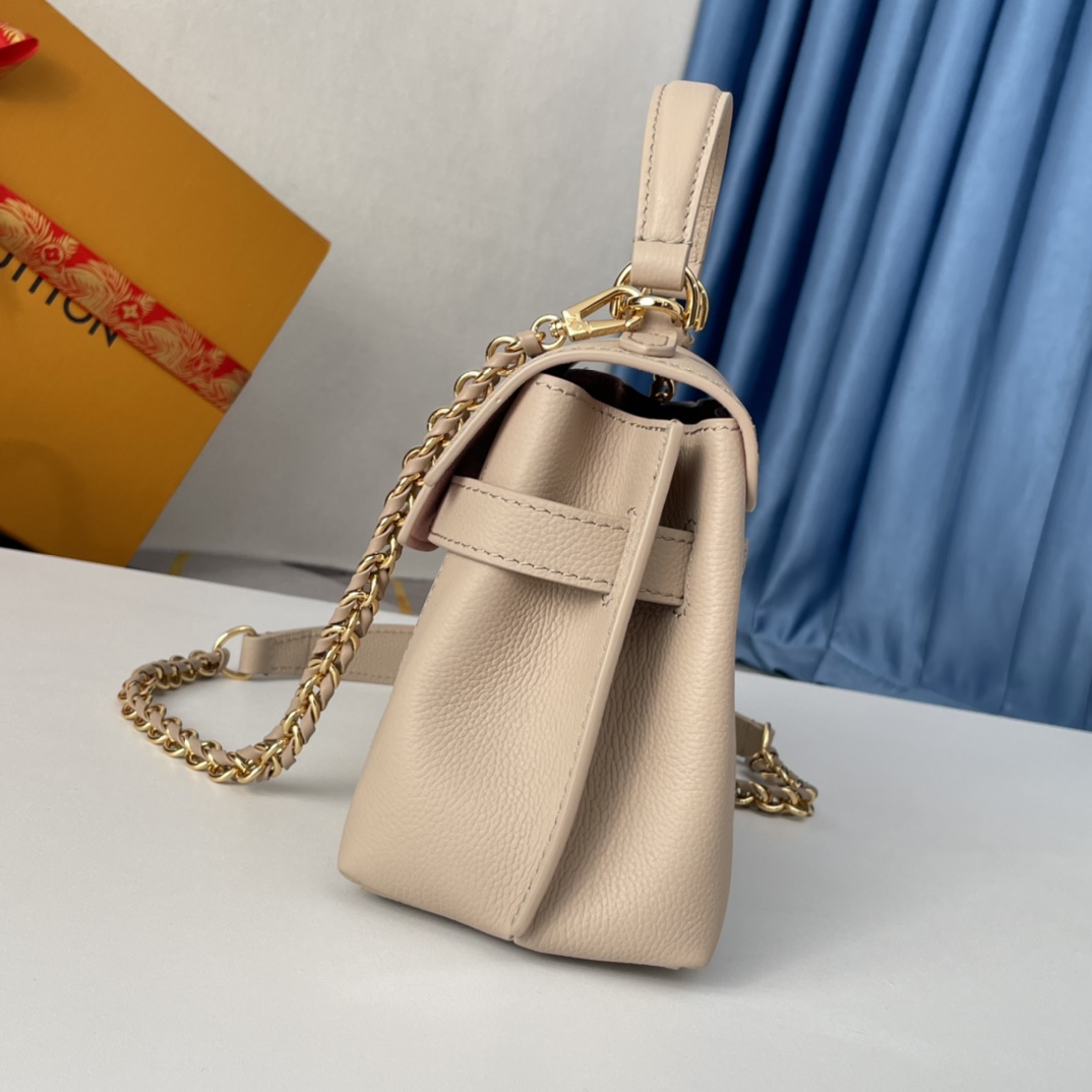 Louis Vuitton Greige Leather LockMe Ever Mini Bag    M21052 - EUR FASHION