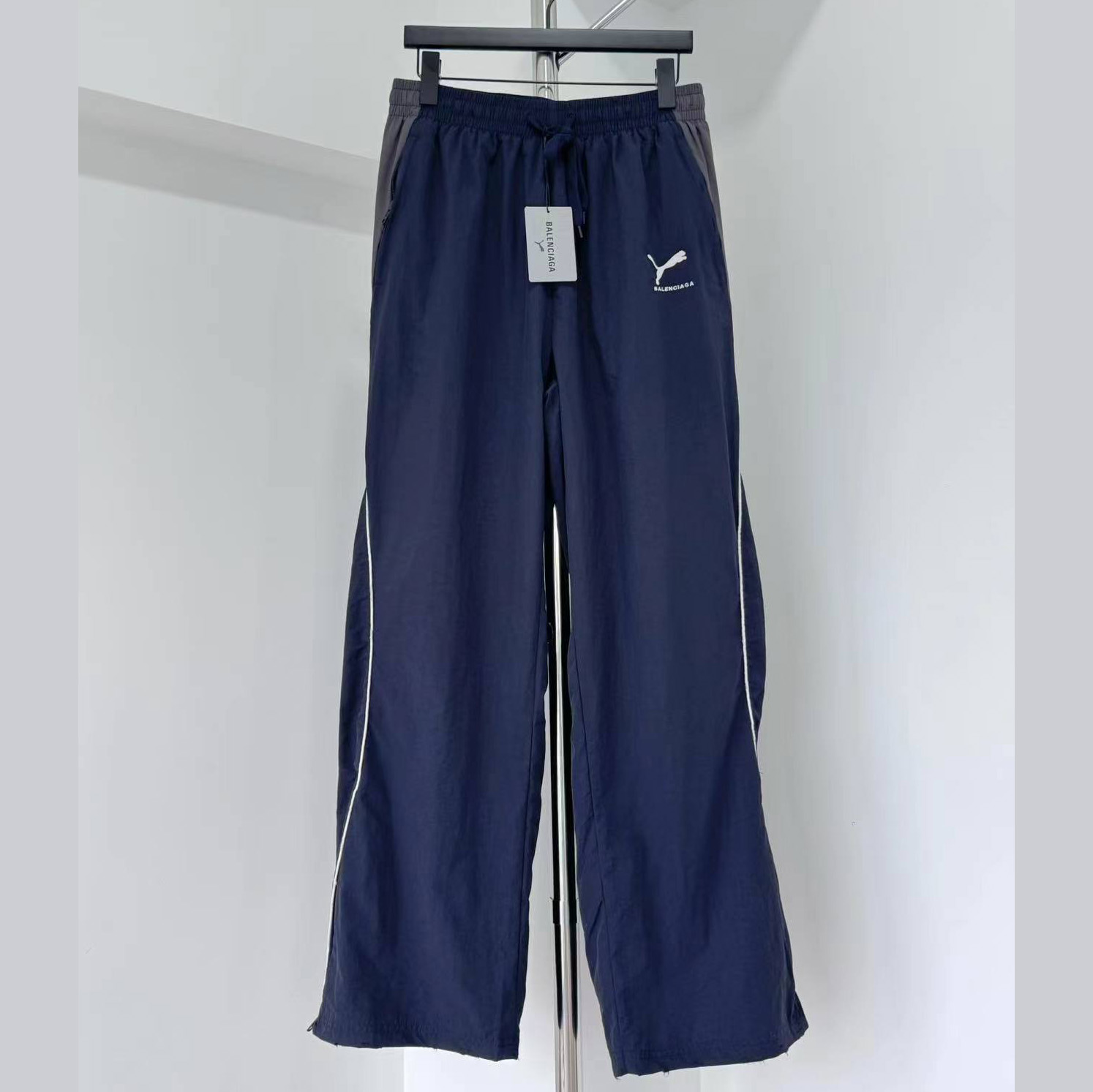 Balenciaga I PUMA Tracksuit Pants In Elephant Grey - EUR FASHION