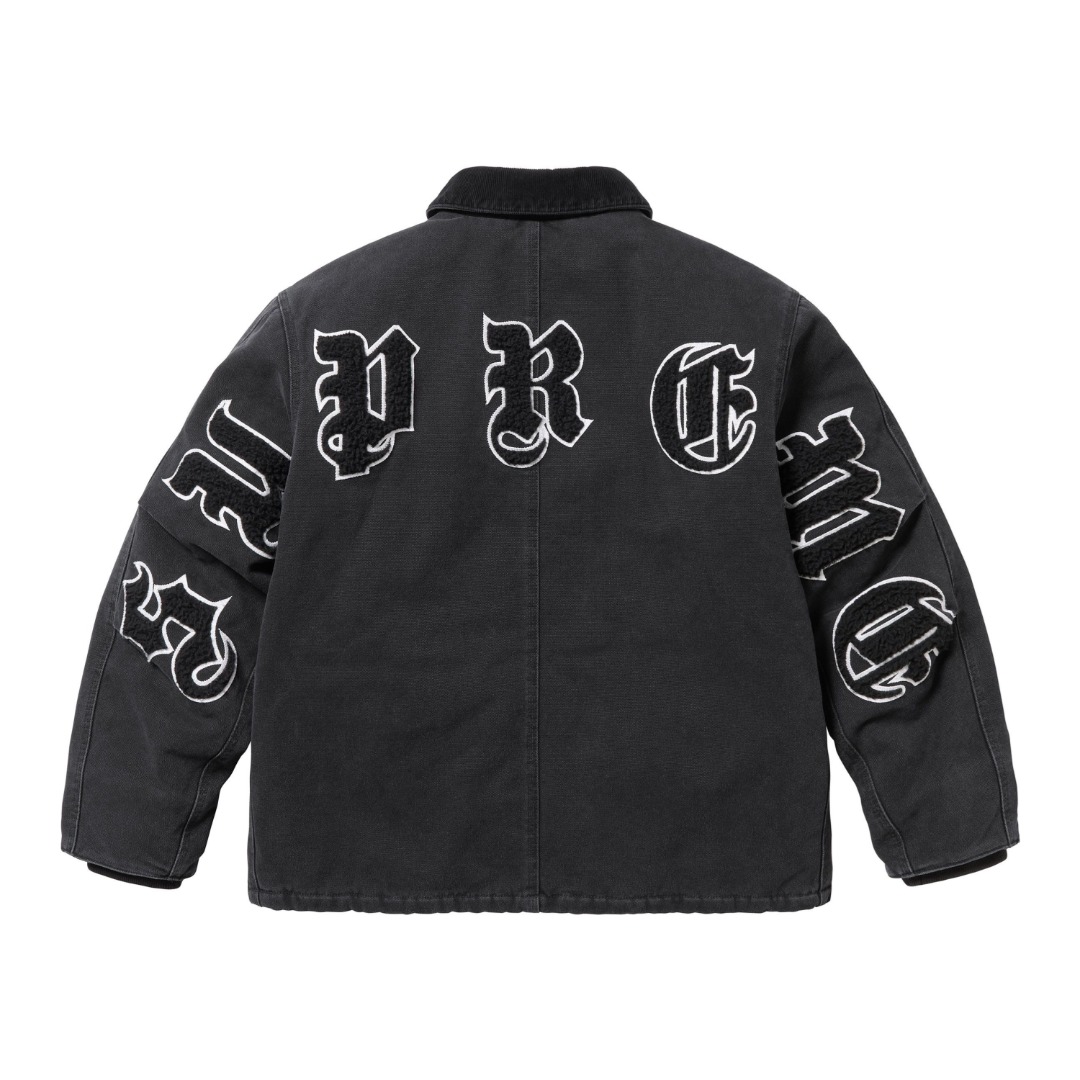 Supreme Old English Canvas Work Jacket - EUR FASHION