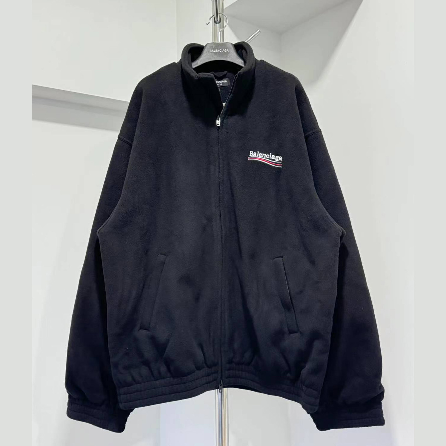Balenciaga Political Campaign Zip-Up Jacket - EUR FASHION
