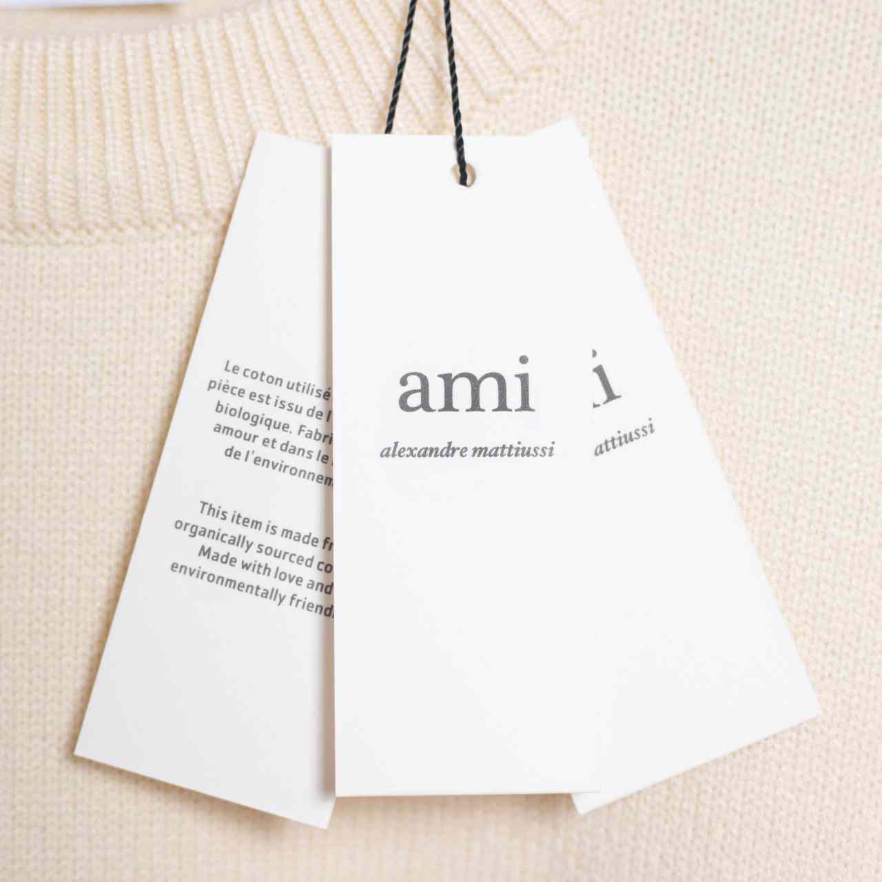 AMI Paris Ami De Coeur Patch Sweater - EUR FASHION
