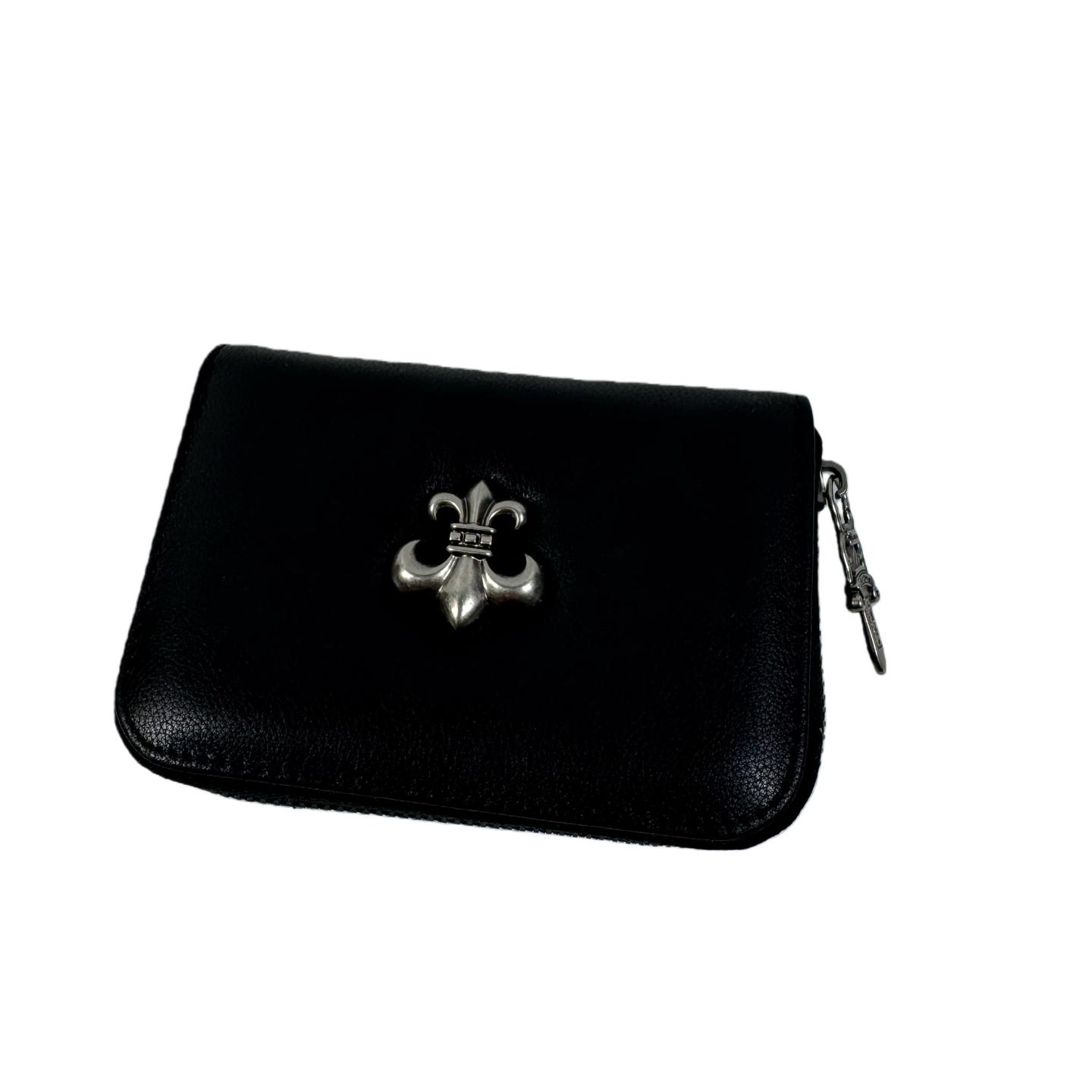 Chrome Heart Leather Cross Wallet - EUR FASHION