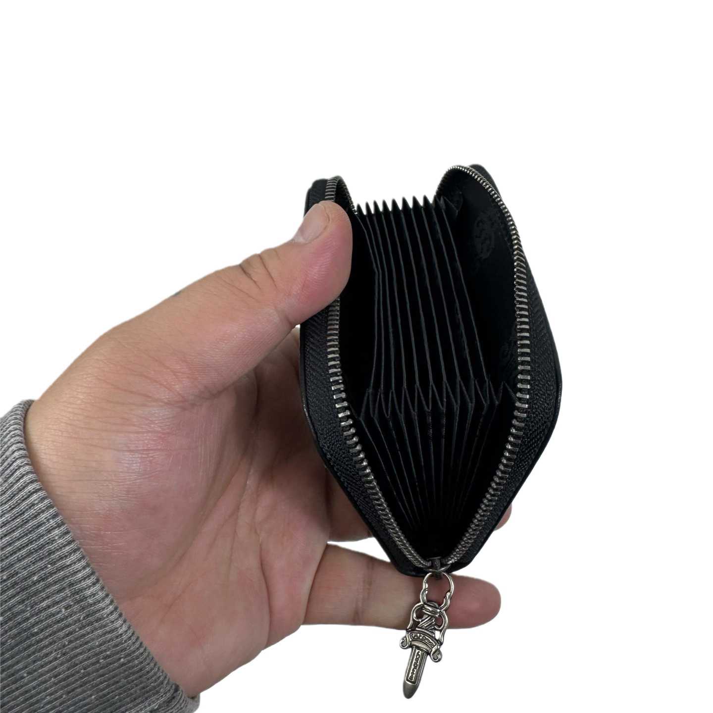 Chrome Heart Leather Cross Wallet - EUR FASHION