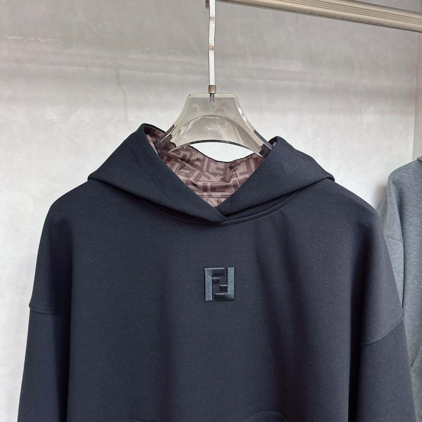 Fendi Black Cotton Sweatshirt - EUR FASHION