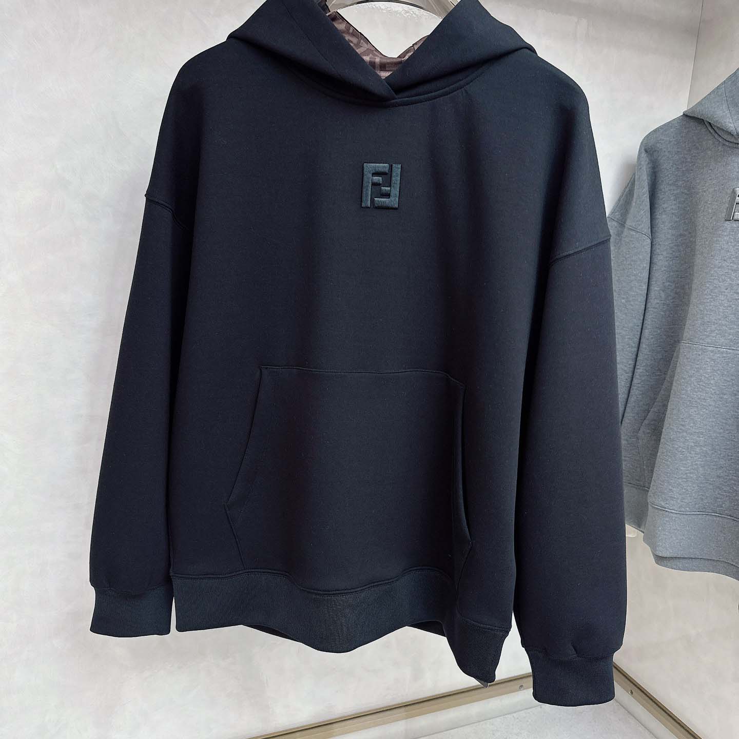 Fendi Black Cotton Sweatshirt - EUR FASHION