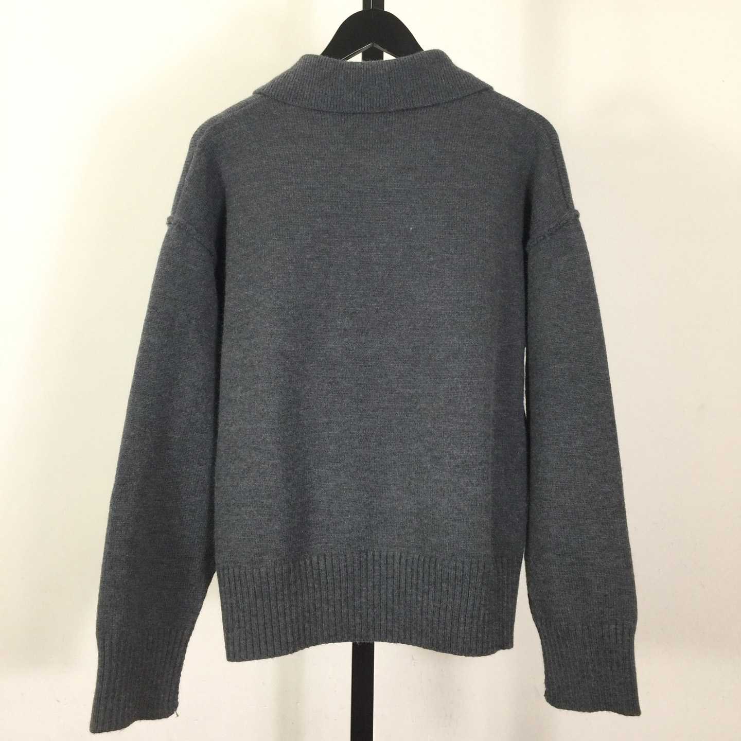 AMI Paris Ami De Coeur Wool Polo Shirt - EUR FASHION