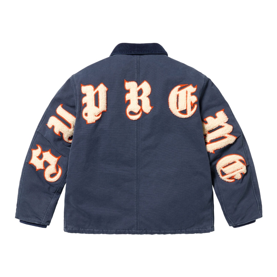 Supreme Old English Canvas Work Jacket - EUR FASHION