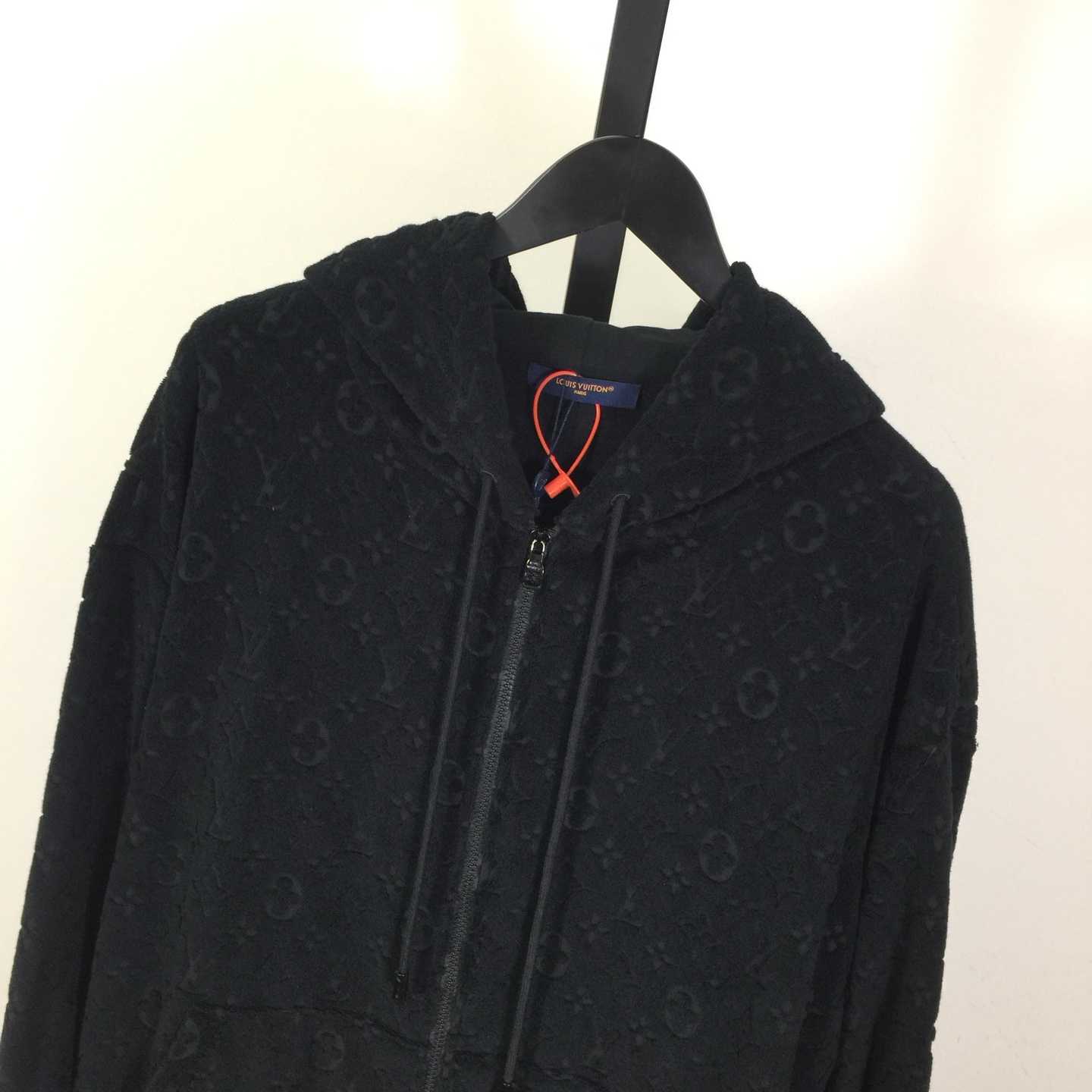 Louis Vuitton Monogram Terry Zip-Through Hoodie   1AGMF2 - EUR FASHION