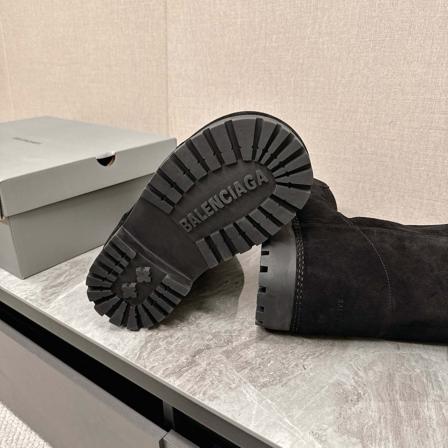 Balenciaga Alaska Fur High Boots - EUR FASHION