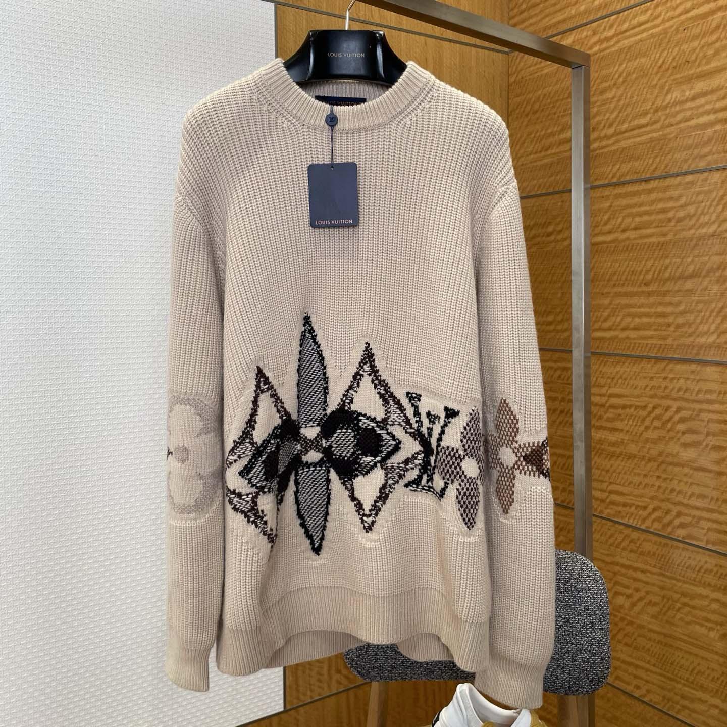 Louis Vuitton Graphic Knitted Crewneck   1AJBVT - EUR FASHION