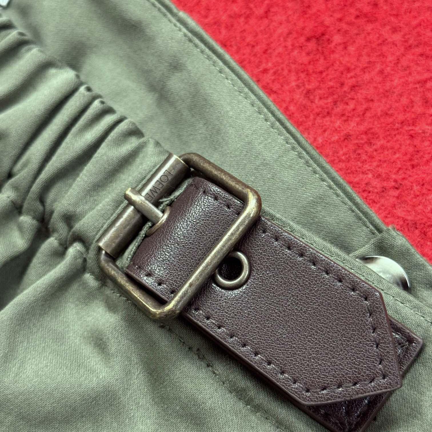 Loewe Belted Pleated Trousers - EUR FASHION