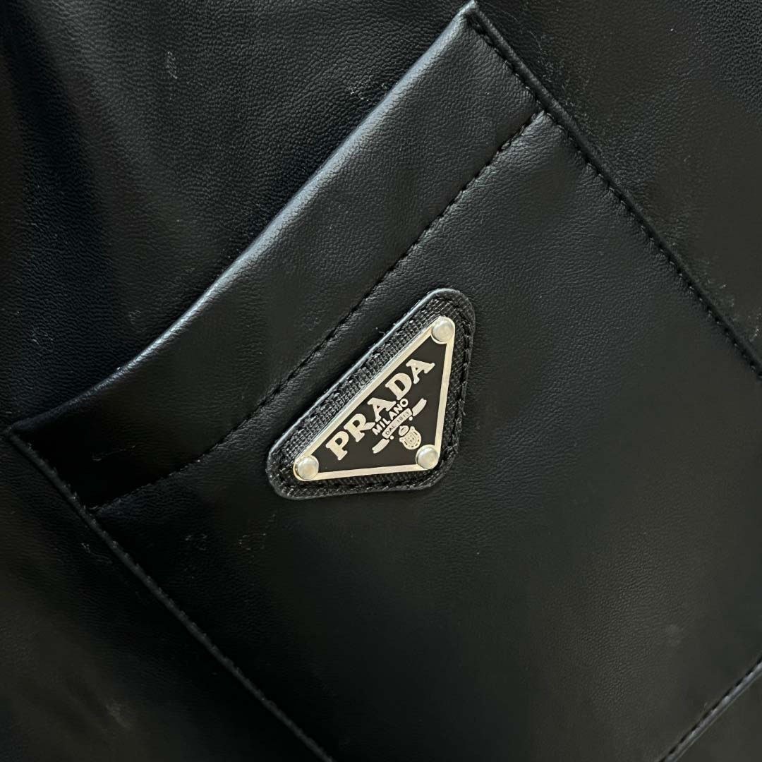 Prada Nappa Leather Bermudas - EUR FASHION