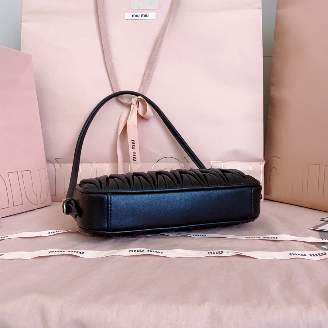 Miu Miu Matelassé Nappa Leather Pouch - EUR FASHION