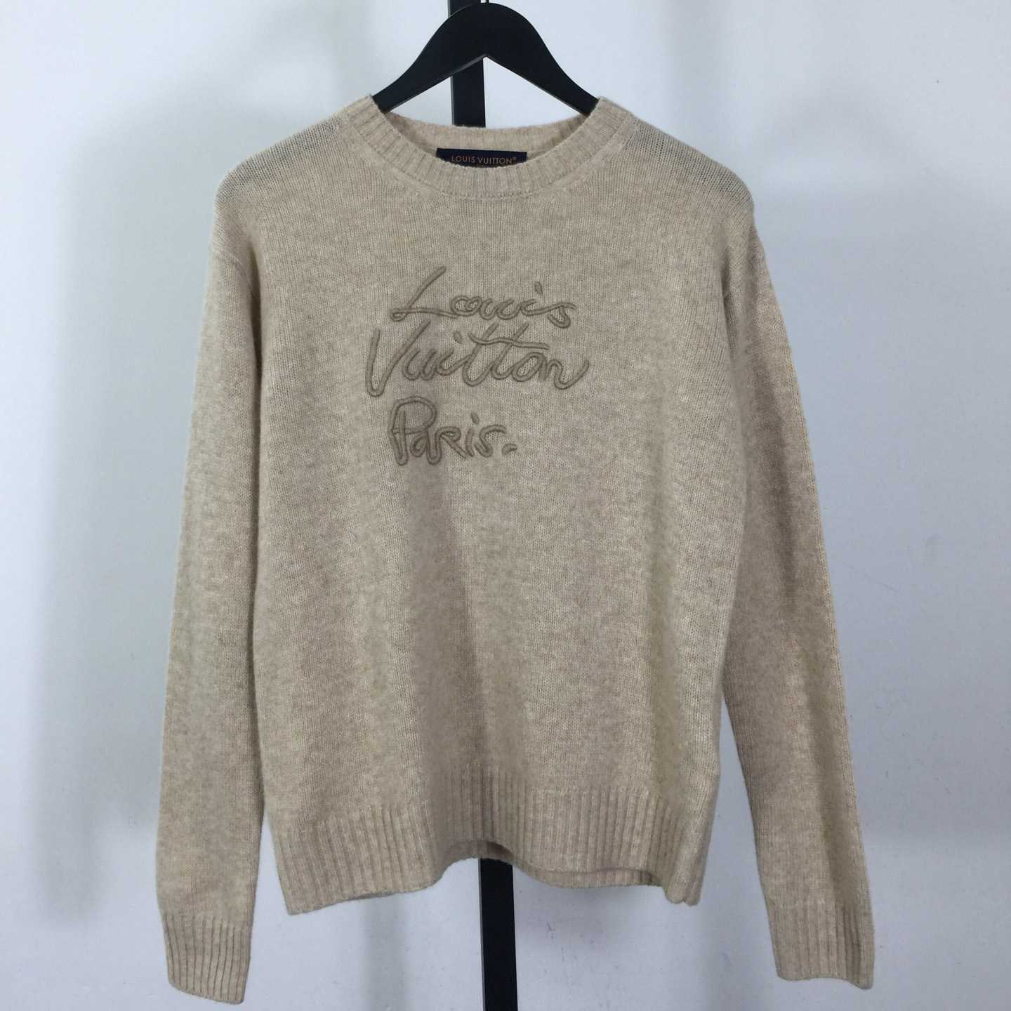 Louis Vuitton Cursive Signature Pullover   1AIOYJ - EUR FASHION