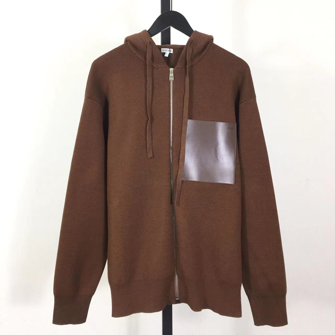 Loewe Zip-up Hoodie In Wool - EUR FASHION
