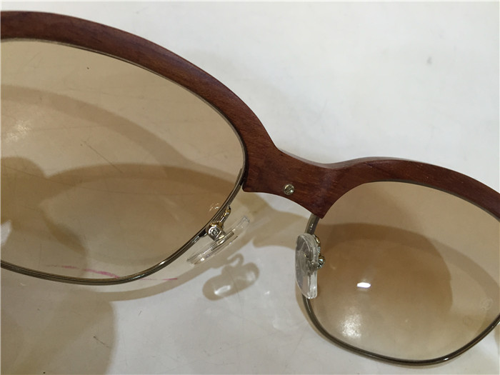 Cartier 1116679 Sunglasses In Silver Brown Gradient - EUR FASHION