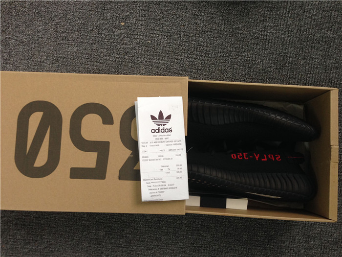 Adidas 2017  Yeezy Boost Sply 350 V2 Core Black Red - EUR FASHION