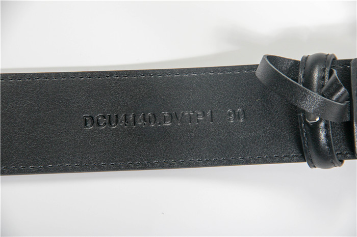 Versace Black Leather Versace Medusa Mens Belt Head Buckle - EUR FASHION