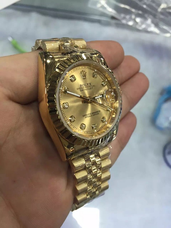 Rolex High Quality Datejust President Band Champagne Diamond Dial Swiss Watch - EUR FASHION