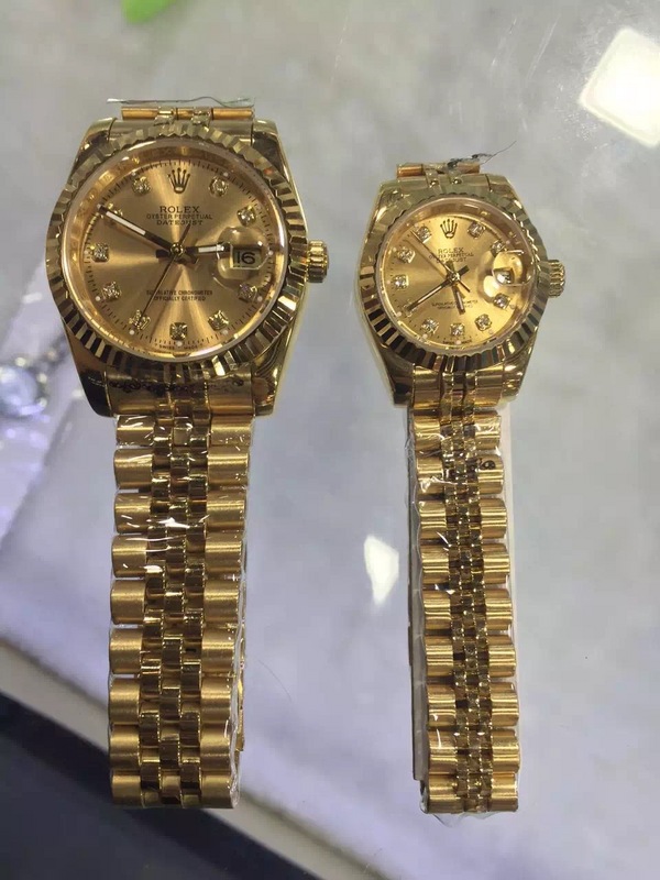Rolex High Quality Datejust President Band Champagne Diamond Dial Swiss Watch - EUR FASHION