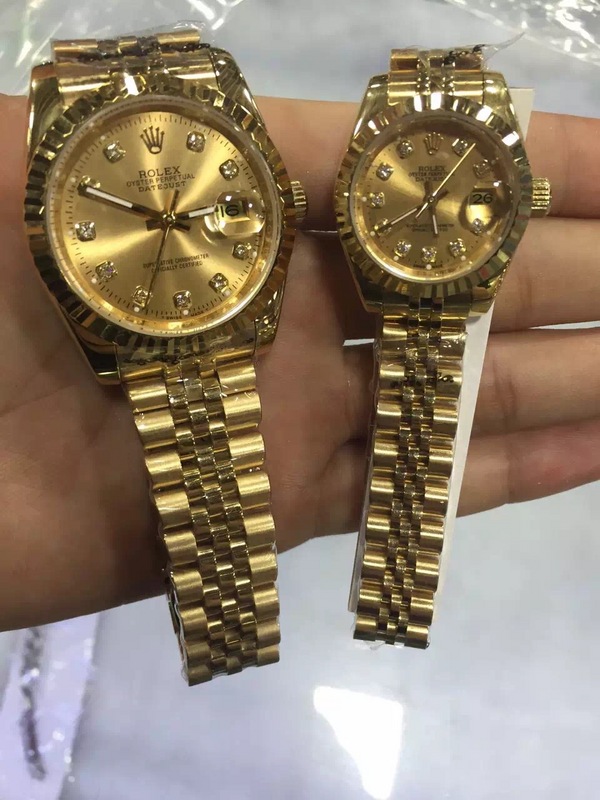 Rolex High Quality Datejust President Band Champagne Diamond Dial Swiss Watch - EUR FASHION