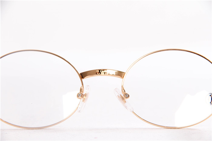 Cartier  51551348 Wood Eyeglasses In Gold - EUR FASHION