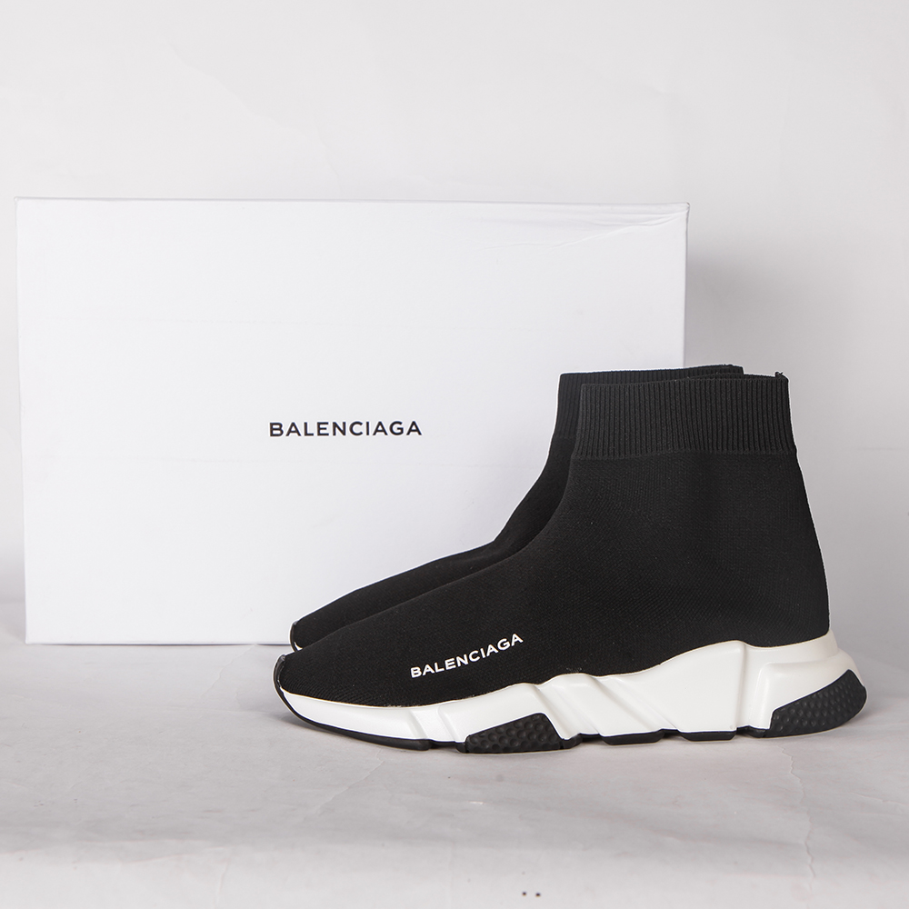 Balenciaga Speed Trainer Bicolor Black Sole - EUR FASHION