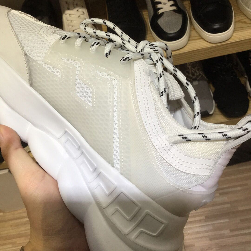 Versace Chain Reaction Sneakers White - EUR FASHION