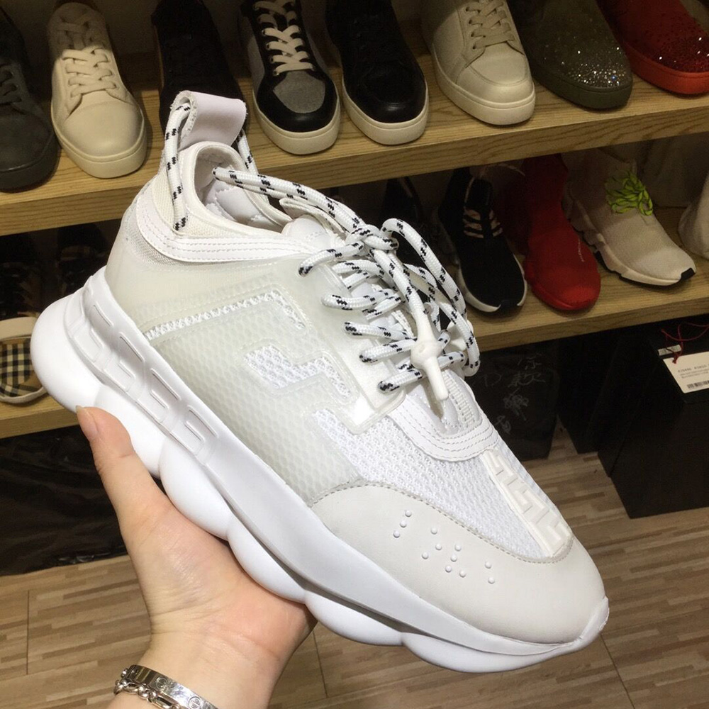 Versace Chain Reaction Sneakers White - EUR FASHION