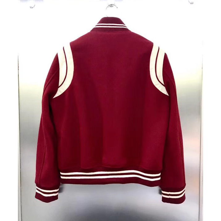 Saint Laurent Wool Varsity Jacket - EUR FASHION