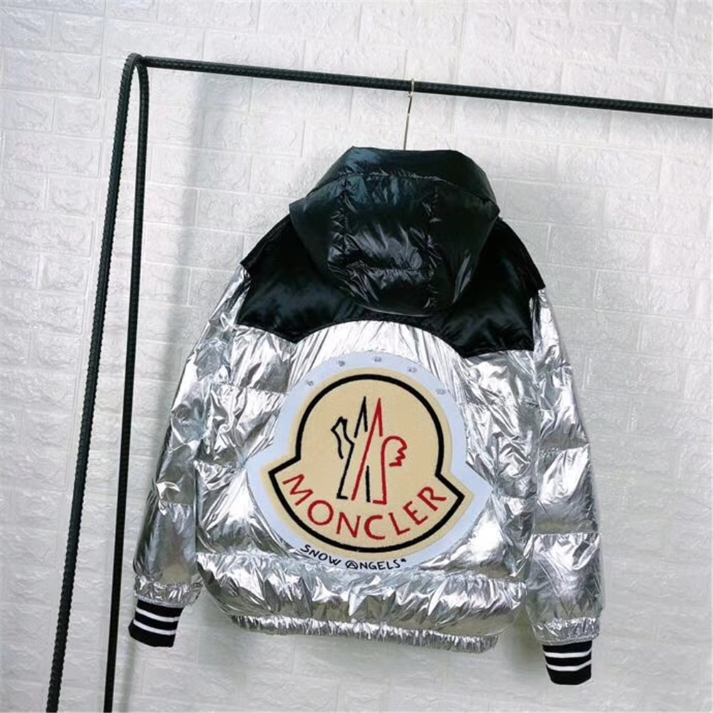 Moncler Down Jacket Black/Purple - EUR FASHION