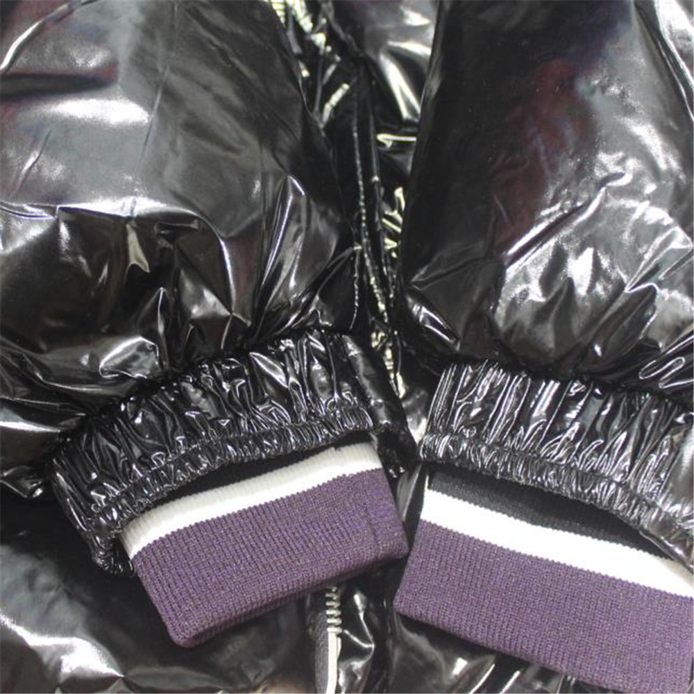 Moncler Down Jacket Black/Purple - EUR FASHION