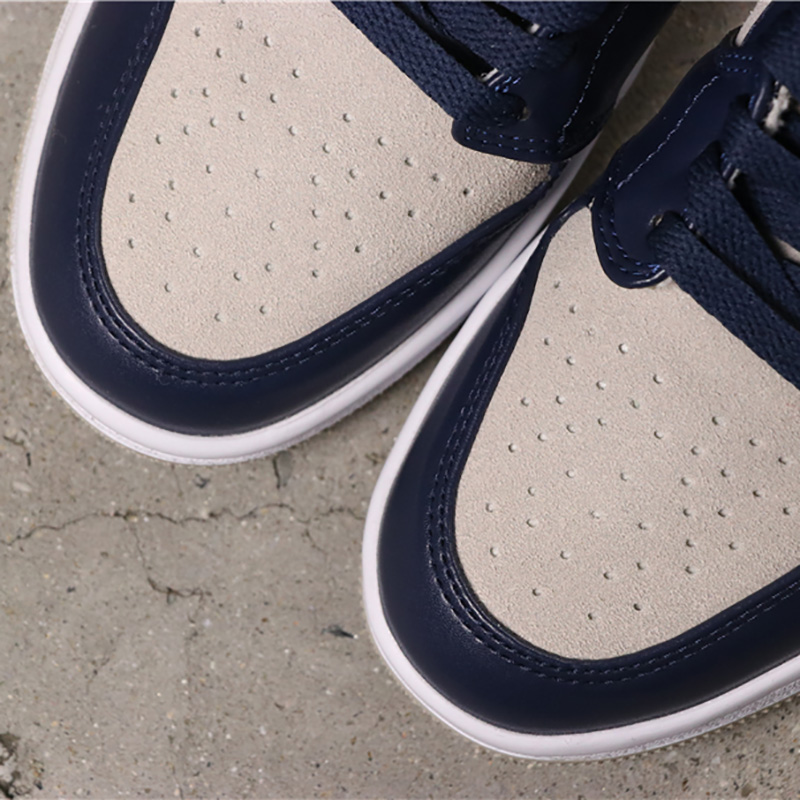Jordan AJ1 Mid Top WMNS Navy Blue - EUR FASHION