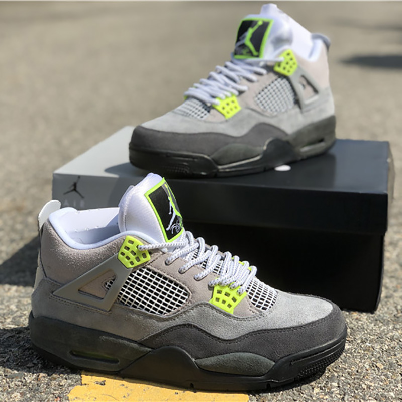 Jordan AJ4 SE "Neon" - EUR FASHION